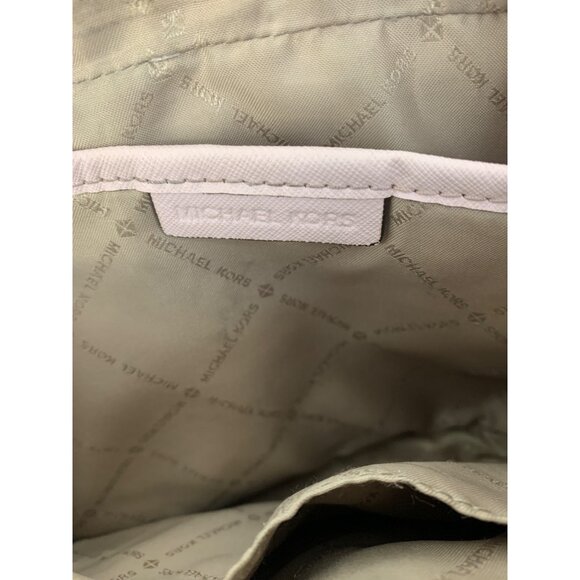 Michael Kors Jet Set Crossbody Bag Gold Chain Strap Pink Leather 7633 Barbie L - Picture 14 of 16